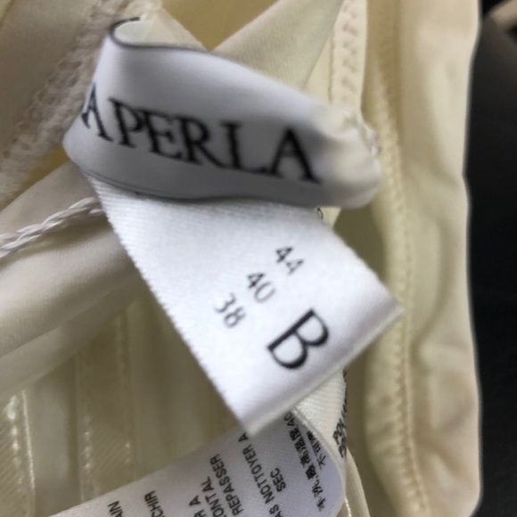 Nwt La Perla bikini graphique sz 8 bandeau top - Picture 7 of 9